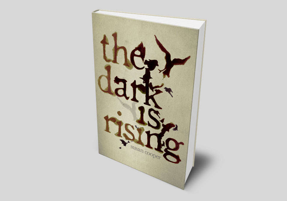 Graphic design, The Dark Is Rising book cover artwork by Maya Walker