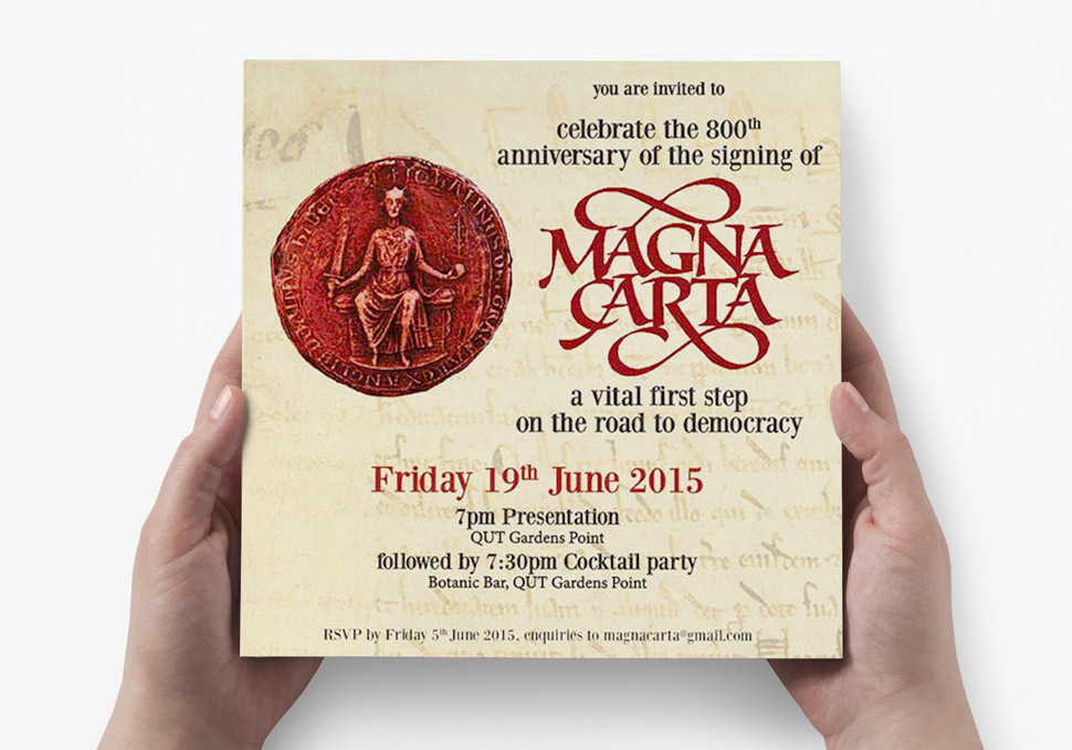 Graphic design, Event invitation by Maya Walker